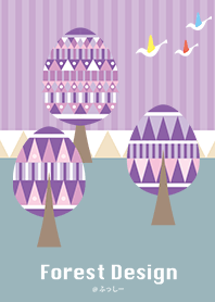 Forest Design -purple- (@Fusshi)