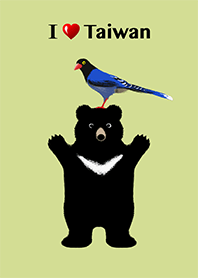 black bear & blue magpie. 2