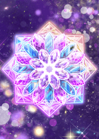 Crystal Flower attracts good luck