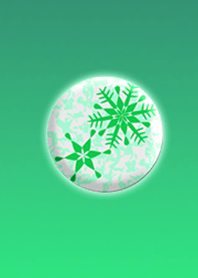 Crystal Green Blue Symbol@Winter Feature