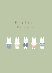 Fashion Rabbits /pistachio