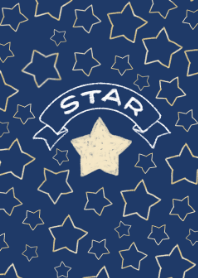 star...(navy&beige)