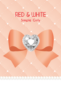 Quilting Ribbon Red White Oshikatsu