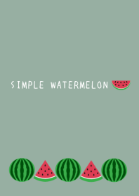 SIMPLE WATERMELONj-DUSTY GREEN