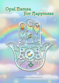 Opal  HAMSA for Happiness