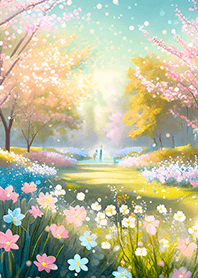 Beautiful real scenery(Spring-679)