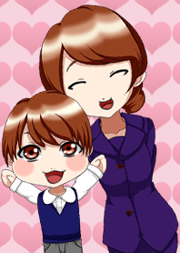 ラブリーゆるふわ お受験 息子と母