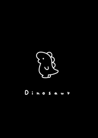 Yuru Dinosaur('23)/black wh line.