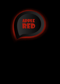 Apple Red on Black