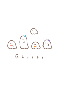 可愛的鬼. white brown