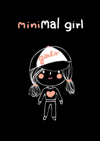 Minimal Girl in Black v.2
