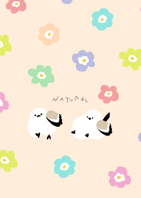 Long-tailed tit nordic flowers15 Japan