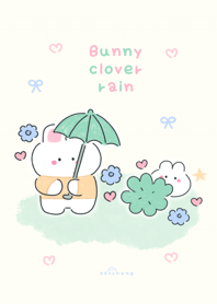 Bunny clover rain :)