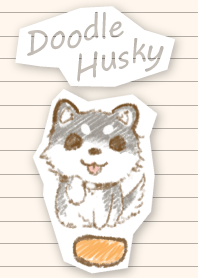 Doodle Husky