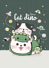 Cat Dino (Green Dark)