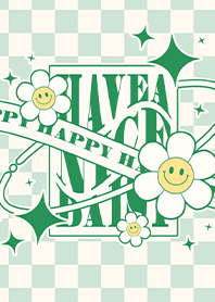 Have a Nice Daisy -  Green 01
