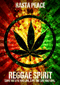 Rasta peace reggae spirit 5 Lucky 50