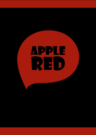 Black & apple red
