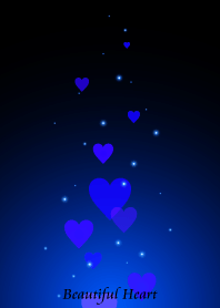 - Beautiful Navy Blue Heart -