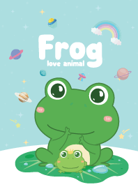 เจ้ากบ คิ้วตี้ กาแล็กซี่ สีฟ้า