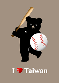 Black Bear & Baseball. 8-1