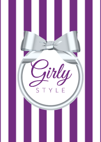 Girly Style-SILVERStripes-ver.18