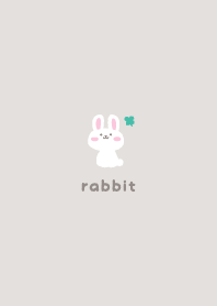 Rabbits2 Clover - greige