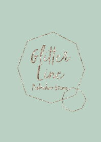 Glitterline : Pistachio Green J