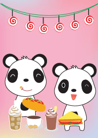 Simple Cute Panda theme v.4 (JP)