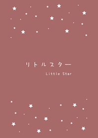 一些小星星 極簡風格(珊瑚粉橘)