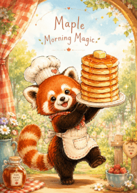 Maple Morning Magic: Sweet Pancakes