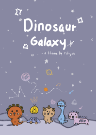 Dinosaur and Nate Friends: Purple Galaxy