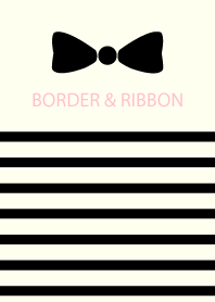 BORDER & RIBBON -Black 12-