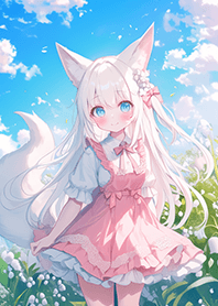 ✨溫柔可愛の白狐狸女孩❤️