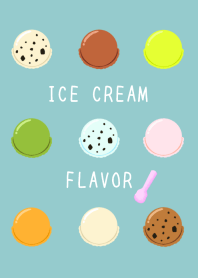 ICE CREAM FLAVOR/DUSTY MINT GREEN