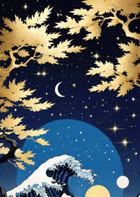 Ukiyo-e Cahaya Bulan wyqwX