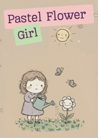 Pastel Flower Girl