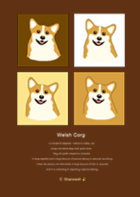 Cute Welsh Corg Daily (brown)