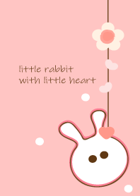 little rabbit with little heart 58