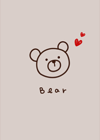 Simple cute bear.1.
