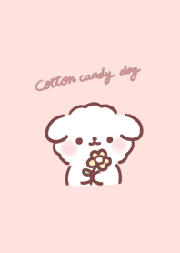Cotton candy dog 1