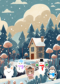 可愛い北欧風着せかえ(Winter-983)