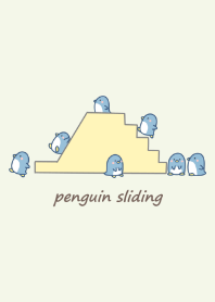 Penguin Sliding* -green-