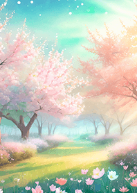 Beautiful real scenery(Spring-684)