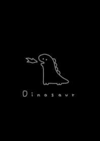 ゆる恐竜 / 黒とグレー