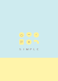 シンプル（yellow blue))V.147