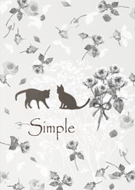 A chic world of cats and roses3.