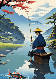 Mountain, Sea, and Moonlit Night 4D9642