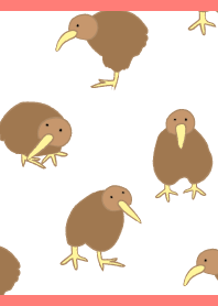 Kiwi and Kiwi03 on red