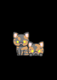 サビ猫＊ダークモード＊短頭種＊短毛